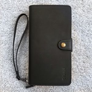[NEW] iPhone 7 plus/8 plus Leather Wallet Case